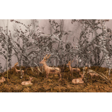 Autumn Polyresin Reindeer Figurines Decorations